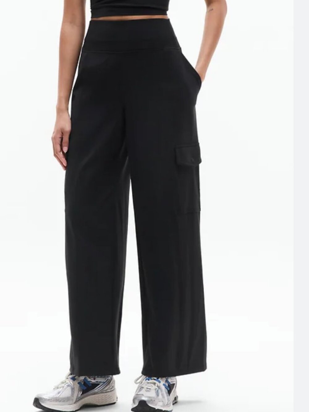 Athleta Venice High Rise Wide Leg Cargo Pant